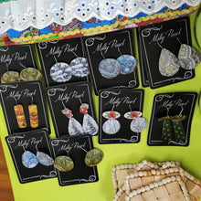 Load image into Gallery viewer, Earrings made from Basilur tins