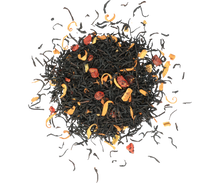 Load image into Gallery viewer, Mini Metal Teabook - "Vintage Style" - White - Black Tea with Cherries, Orange Peel and Flowers "Strawberries & Cream"