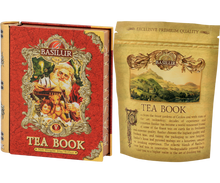 Load image into Gallery viewer, Mini Metal Teabook - "Volume 5" - Red - Black Tea with Goji Berries "Orange & Vanilla"