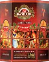 Load image into Gallery viewer, Sensations - "Christmas Fireplace" - Black Tea with Rose Petals "Vanilla & Blueberry"