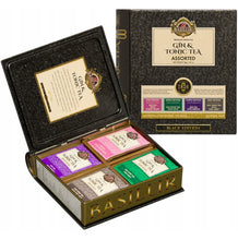Load image into Gallery viewer, Gin&Tonic (non-alcoholic) Teabooks - Assorted Teabags in Metal Tin