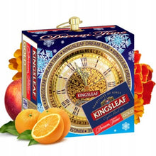 Load image into Gallery viewer, Dream Time "Gold" - Crimson Clock Tin - Black Tea with Orange Peel & Apricot