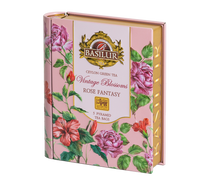 Load image into Gallery viewer, Mini Metal Teabook - Rose Fantasy