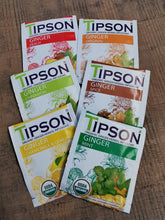 Load image into Gallery viewer, Organic Ginger Assorted 30 Enveloped Teabags