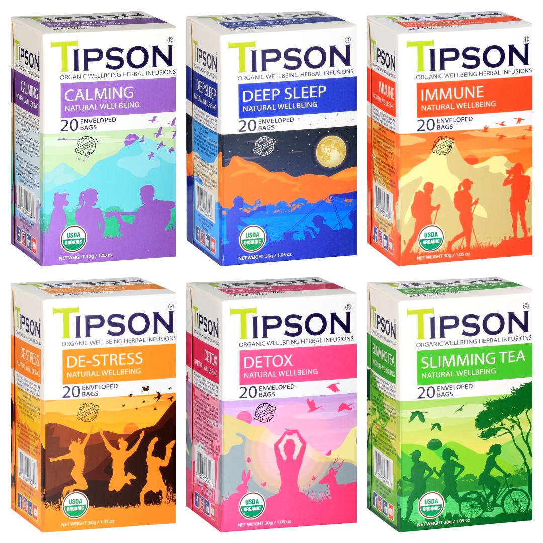 Tipson tea - Organic Tulsi Assorted – Tea Store Aotearoa - Basilur Tea ...