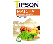 Load image into Gallery viewer, Organic Matcha With Cinnamon & Ginger
