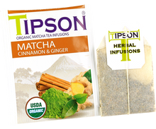 Load image into Gallery viewer, Organic Matcha With Cinnamon & Ginger