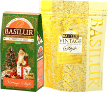 Load image into Gallery viewer, Vintage Style - "Christmas Tree" - Green Tea with Cherries and Apple "Mango & Passionfruit"