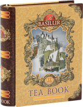 Load image into Gallery viewer, Large Teabook - "Volume 2" - Golden Brown - Black Tea with  Papaya "Cinnamon & Vanilla"