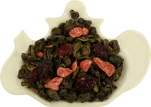 Load image into Gallery viewer, Large Teabook - "Volume 3" - Green - Green Tea with Cranberries & Strawberries