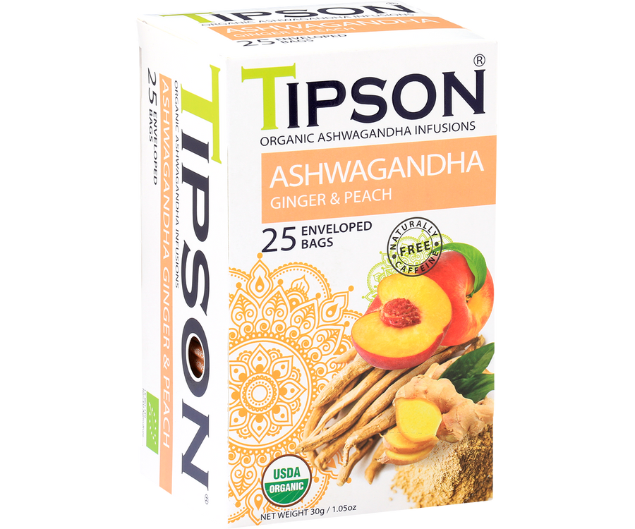 Organic Ashwagandha With Ginger & Peach - 2024 Winner at Great Taste Awards UK