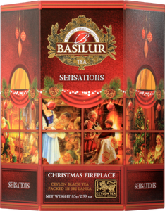 Christmas Fireplace - Sensations Collection - Rose & Vanilla