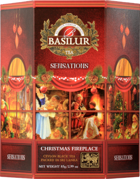 Christmas Fireplace - Sensations Collection - Rose & Vanilla