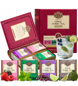 Gin&Tonic Teabooks - Assorted Teabags in Metal Tin