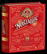 Load image into Gallery viewer, Large Tea Book - &quot;Nostalgic&quot; - with 32 Assorted Teabags