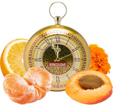 Load image into Gallery viewer, Dream Time &quot;Gold&quot; - Crimson Clock Tin - Black Tea with Orange Peel &amp; Apricot
