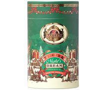 Load image into Gallery viewer, Carton Canister - Winter Night&#39;s Dream - &quot;North Lights&quot; - Black Tea &quot;Roasted Almond&quot;