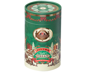 Carton Canister - Winter Night's Dream - "North Lights" - Black Tea "Roasted Almond"