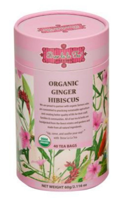 30% OFF at checkout (for a limited time) Brew La La Tea - Organic Ginger Hibiscus (Caffeine-Free)