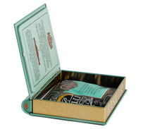 Load image into Gallery viewer, Medium Tea Book - Warmth of Winter - Holiday Tea Story Red