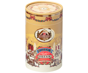 Carton Canister - Winter Night's Dream - "Golden Hour" - Black Tea "Coffee, Cinnamon & Honey"