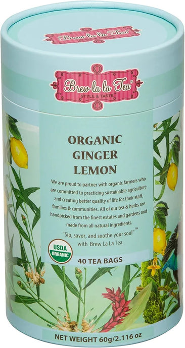 30% OFF at checkout (for a limited time) Brew La La Tea - Organic Ginger Lemon