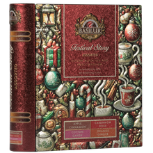 Load image into Gallery viewer, Large Tea Book - "Festival Story" - with 32 Assorted Teabags ($28 at checkout)