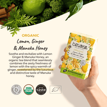 Load image into Gallery viewer, Organsia - Lemon, Ginger &amp; Manuka Honey