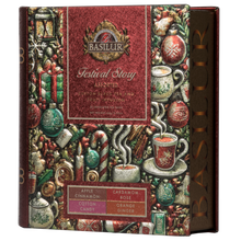 Load image into Gallery viewer, Large Tea Book - "Festival Story" - with 32 Assorted Teabags ($28 at checkout)