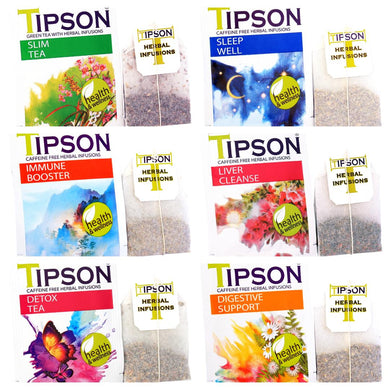 Health & Wellness Assorted 30, 60 Enveloped Teabags