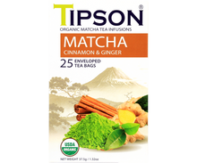 Load image into Gallery viewer, Organic Matcha With Cinnamon &amp; Ginger