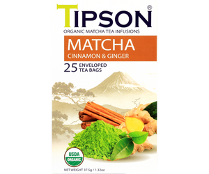 Organic Matcha With Cinnamon & Ginger
