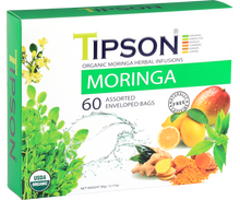 Load image into Gallery viewer, Organic Moringa Assorted 60 Enveloped Teabags
