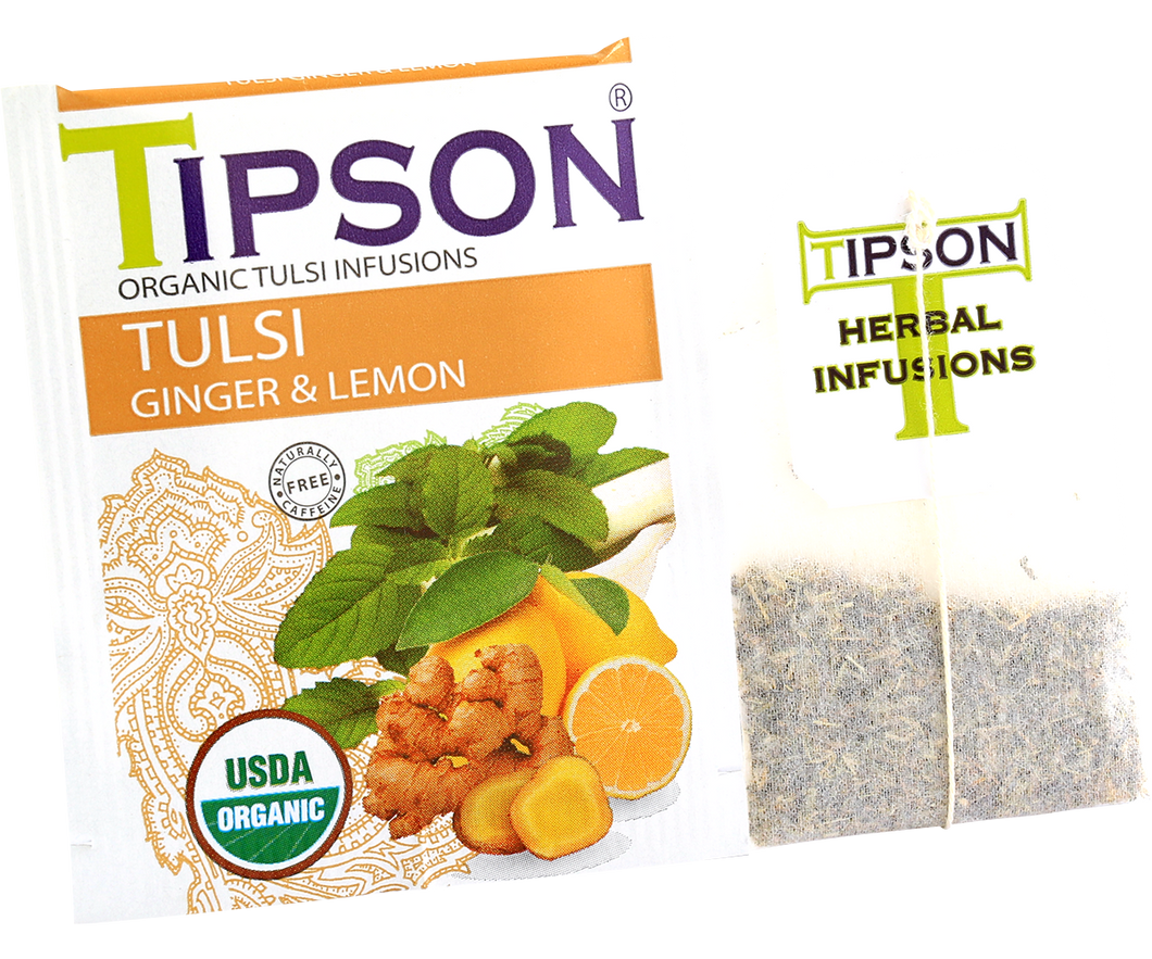 Organic Tulsi With Ginger & Lemon