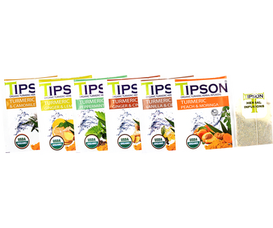 Organic Turmeric Assorted 30 Enveloped Teabags